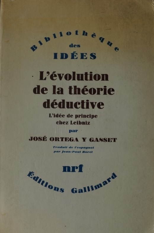 L`évolution de la théorie déductive