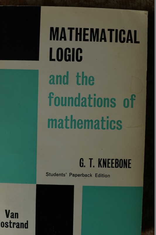 Mathematical Logic and the foundations of mathematics