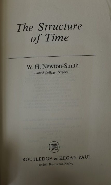 The Stucture of Time