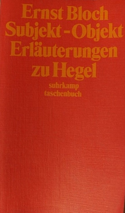 Subjekt-Objekt Erläuterungen zu Hegel