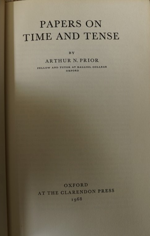 Papers on Time and Tense