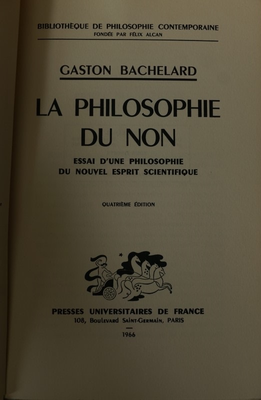 La Philosophie du Non