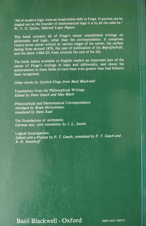 Posthumus Writings