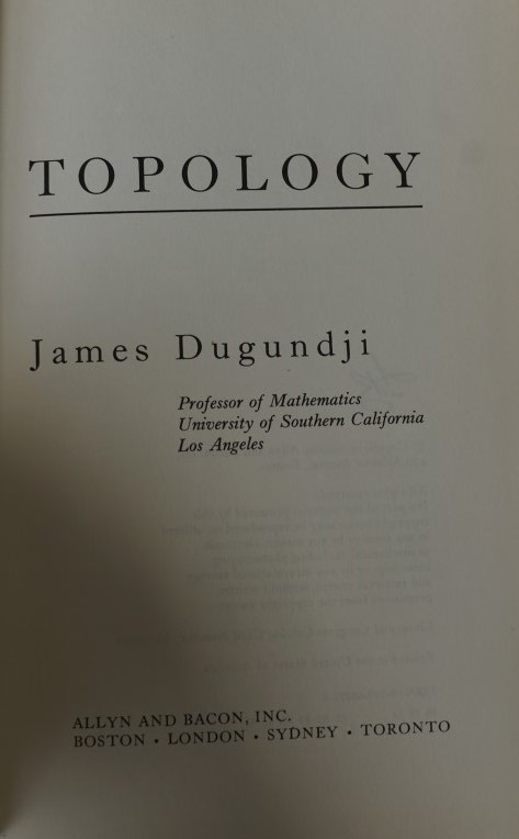 Topology