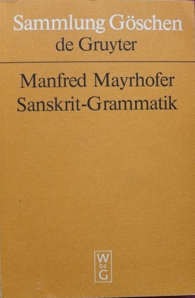 Sammlung Göschen - Sanskrit-Grammatik