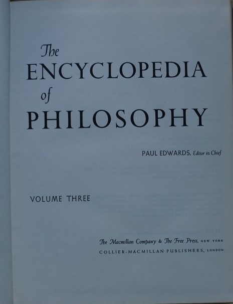 The Encyclopedia of Philosophy