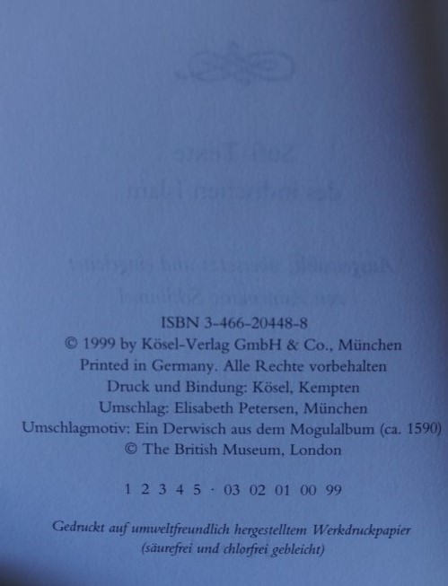 Gesang und Ekstase - Sufi-Texte des indischen Islam