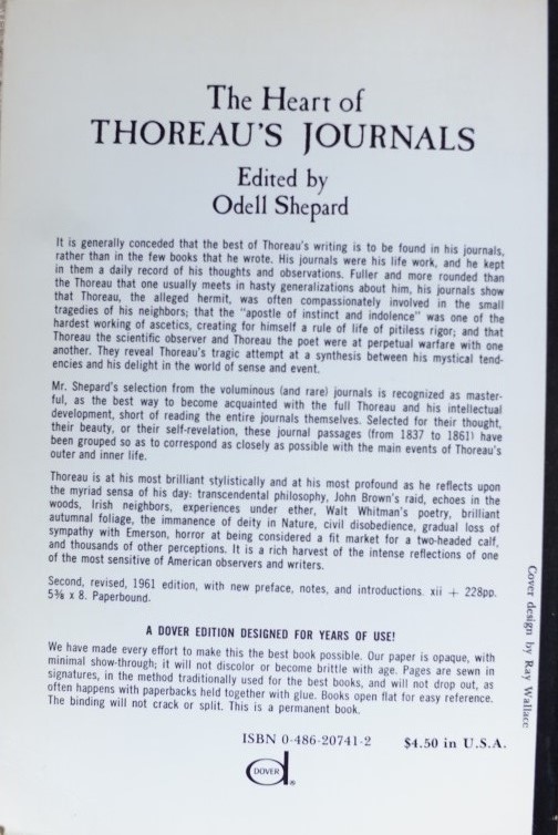 The Heart of Thoreau's Journals
