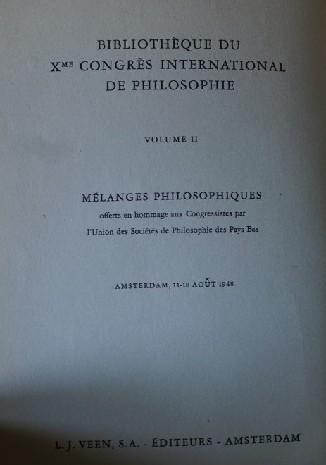 Mélanges Philosophiques Philosophical Essays - Volume II
