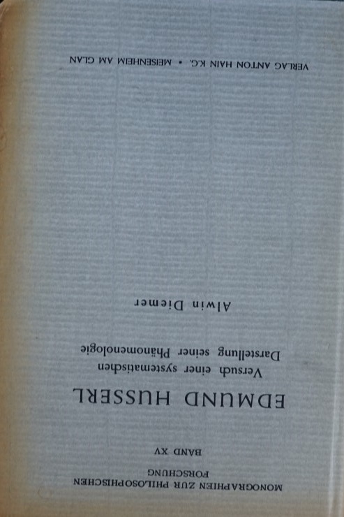 Edmund Husserl - Versuch einer systematischen Darstellung seiner Phänomenologie