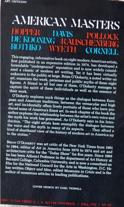 American Masters - Hopper / Davis / Pollock / De Kooning / Rauschenberg / Rothko / Wyeth / Cornell