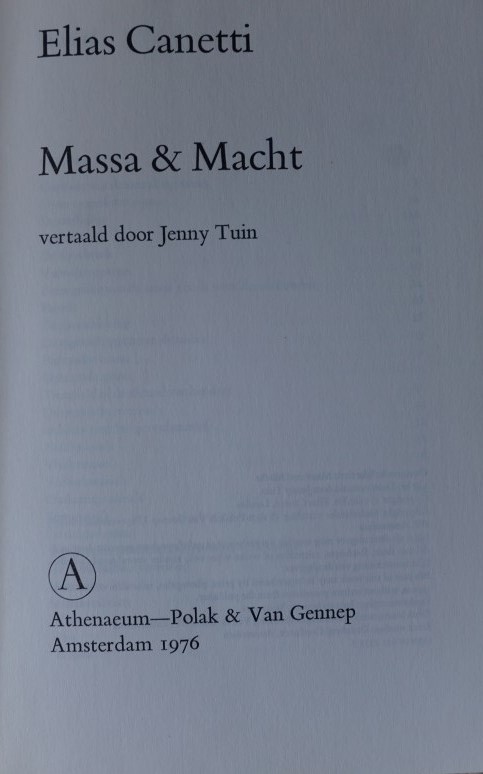 Massa & Macht