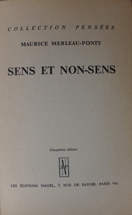 Sens et Non-Sens