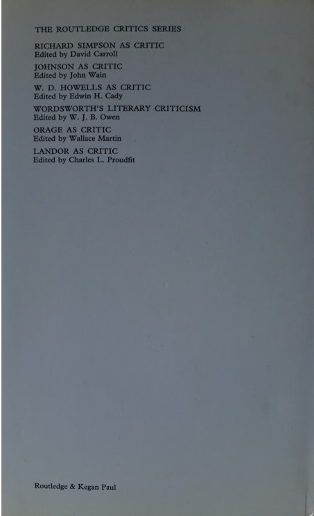 Lamb as Critic 