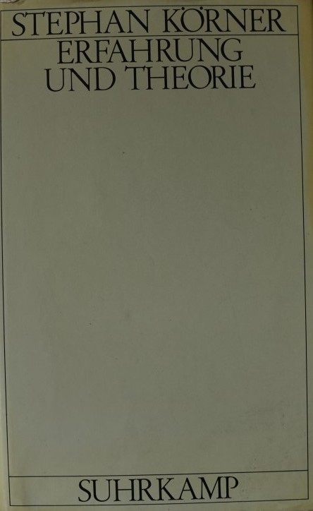 Erfahrung und Theorie