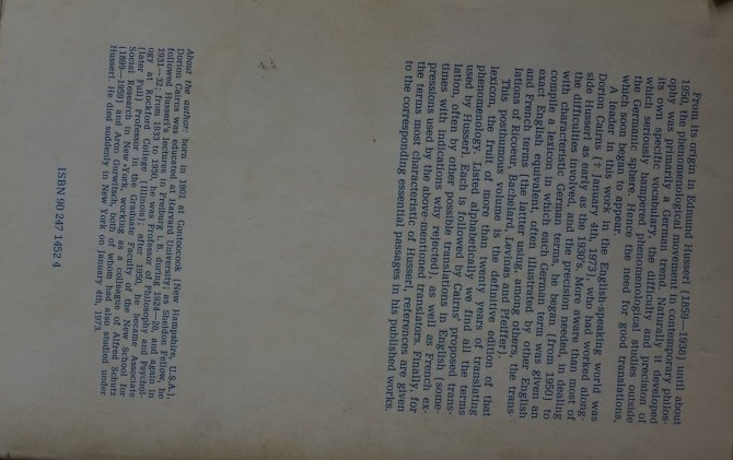 Guide for translating Husserl