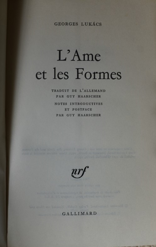 L`Ame et les Formes