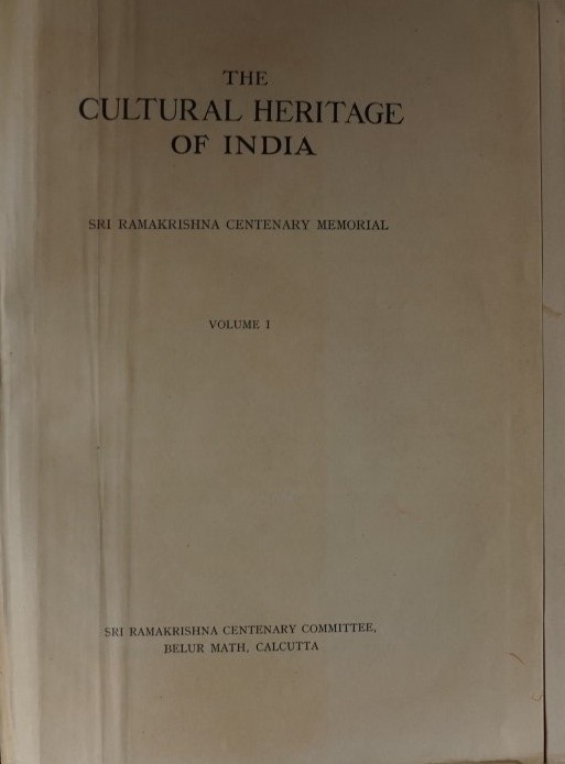The Cultural Heritage of India