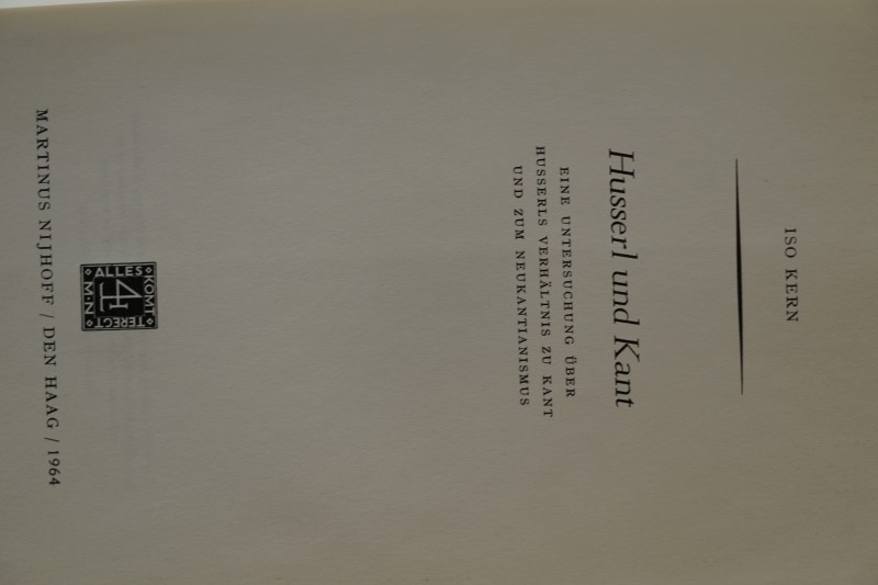 Husserk und Kant