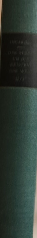 Der streit um die existenx der welt II/2