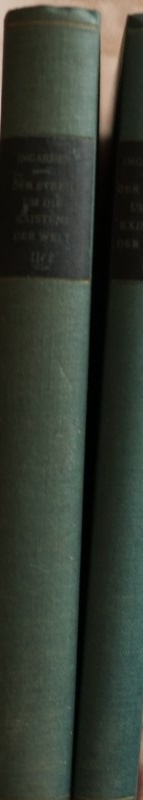 Der streit um die existenx der welt I