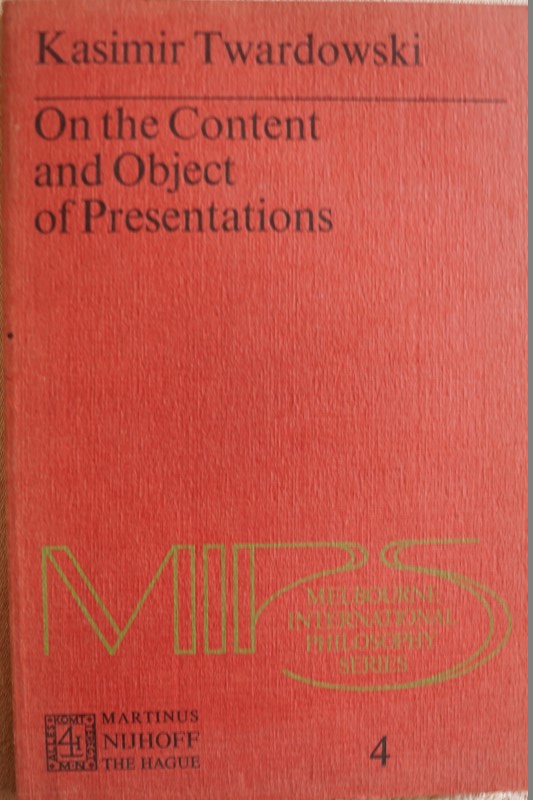 On the Content and Object of Presentations