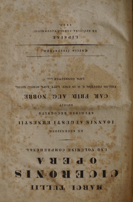 CICERONIS OPERA