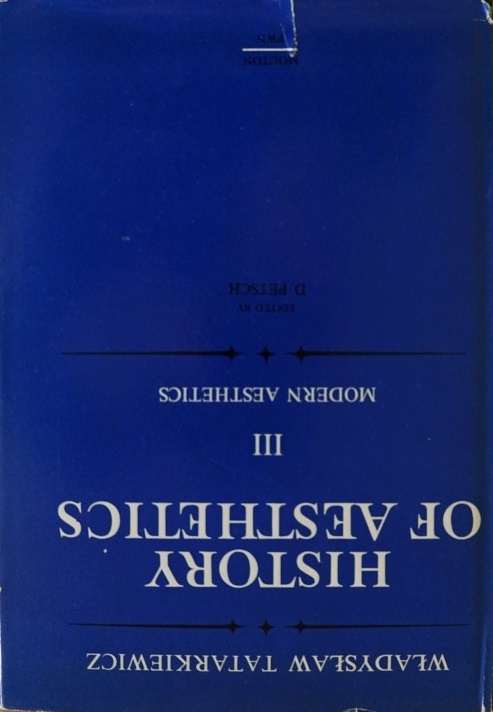 hiustory of Aesthetics III Modern Aesthetics