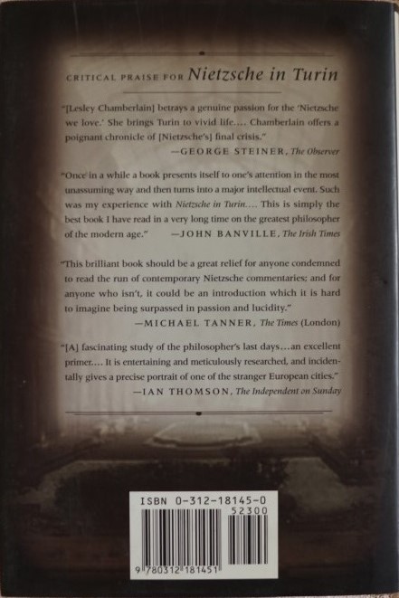 Nietzsche in Turin - An Intimate Biopgraphy