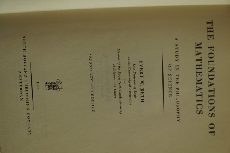 The Foundations of Mathematics