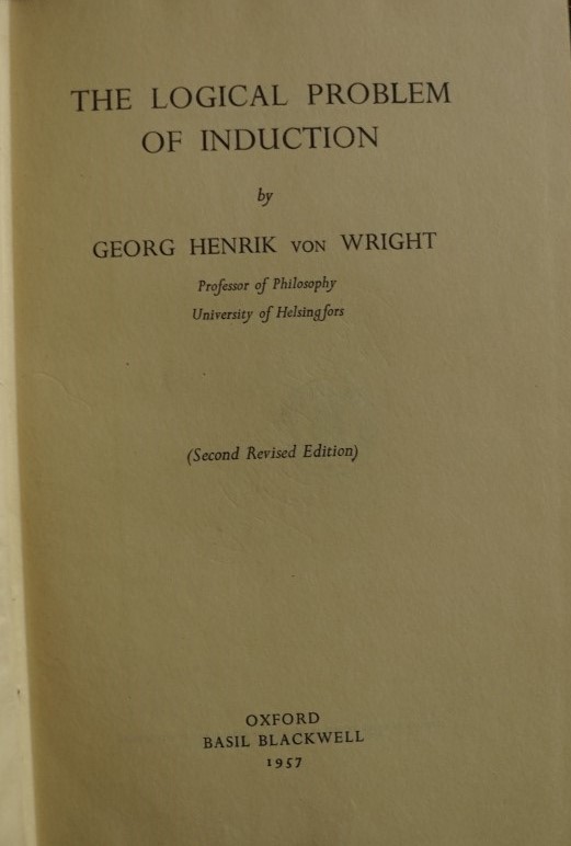 The Logical Problem of Induction