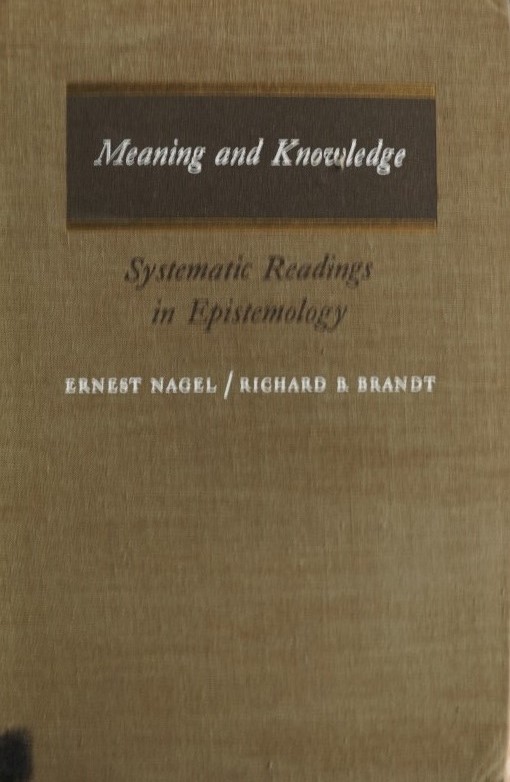 Meaning and Knowledge 