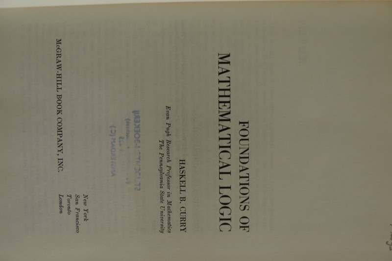 Foundations of Mathematical logic