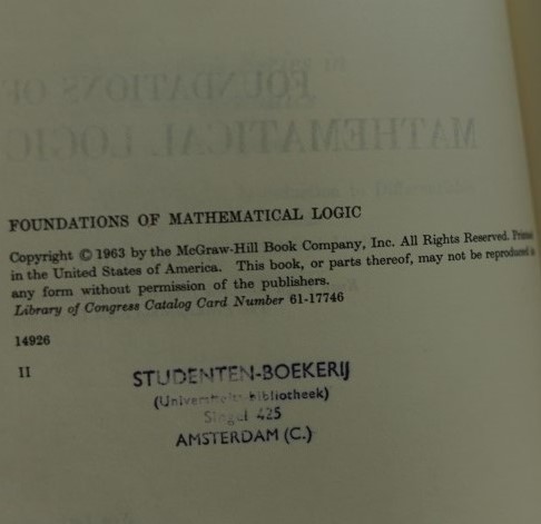 Foundations of Mathematical logic
