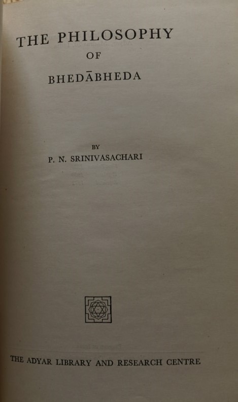 The Philosophy of Bhedabheda