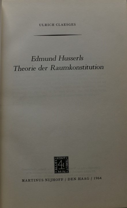 Theorie der Raumkonstitution