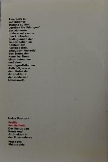 Profile der Ästhetik