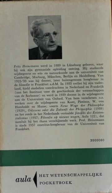 Existentie-filosofie levend of dood ?