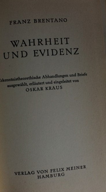 Wahrheit und Evidenz