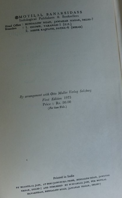 History of Indian Philosophy