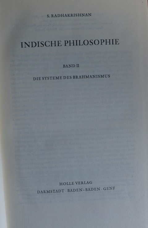 Indische Philosophie - Band II
