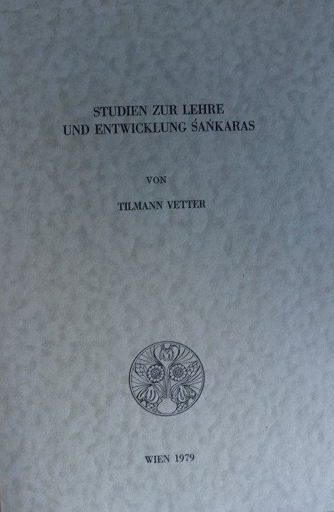 Studien zur lehre und entwicklung Sankaras