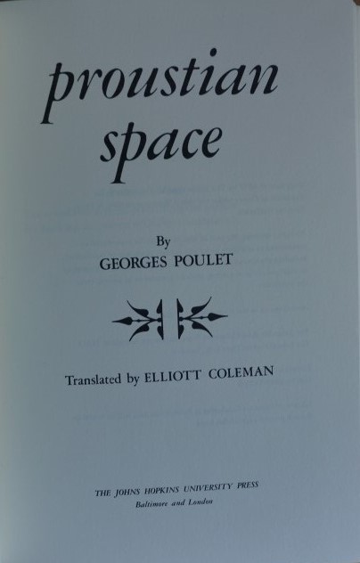Proustian Space