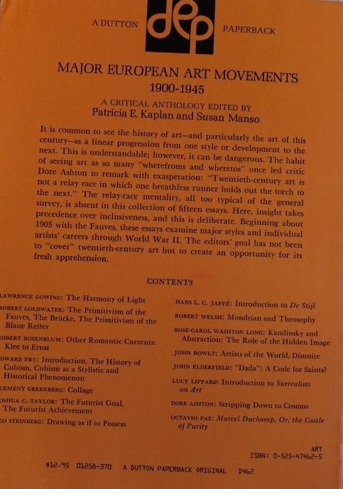 Major European Art Movements 1900-1945