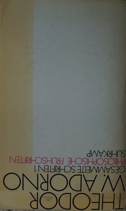 Gesammelte Schriften 1 - Philosophische Frühschriften