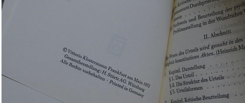 Frühe Schriften