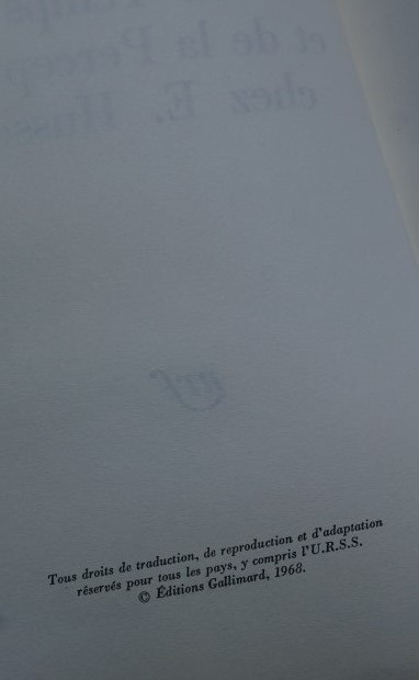 Le Sens du Temps et de la Perception chez E. Husserl