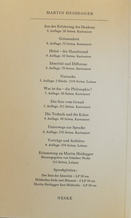Aus der Erfahrung des Denkens