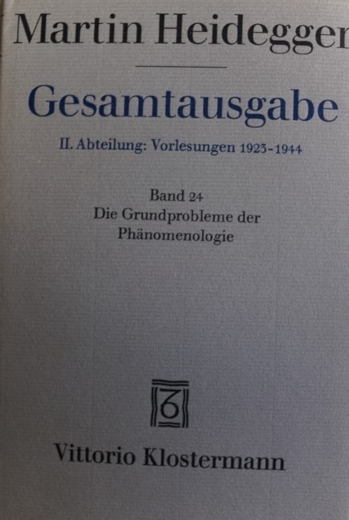 Gesamtausgabe - Band 24 Die Grundprobleme der Phänomenologie