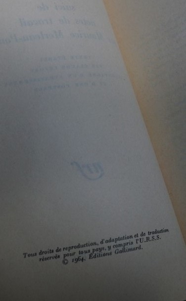 Le visible et l'invisible